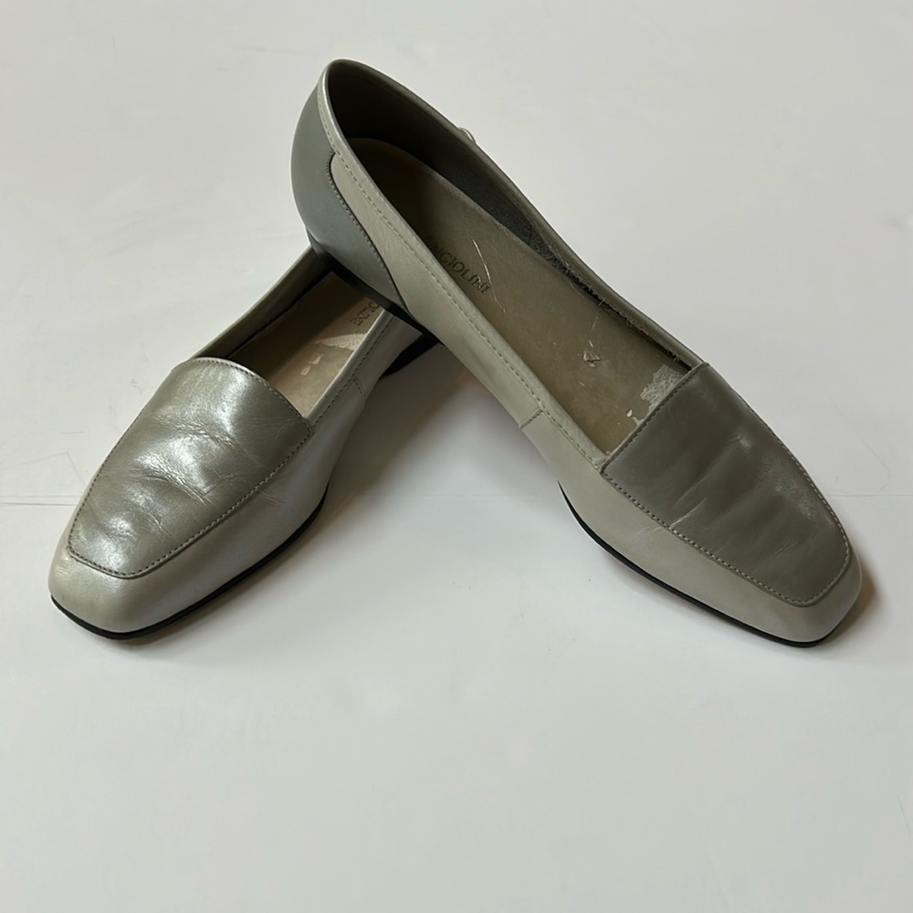 Enzo Angiolini Liberty Leather Flats Size 8N